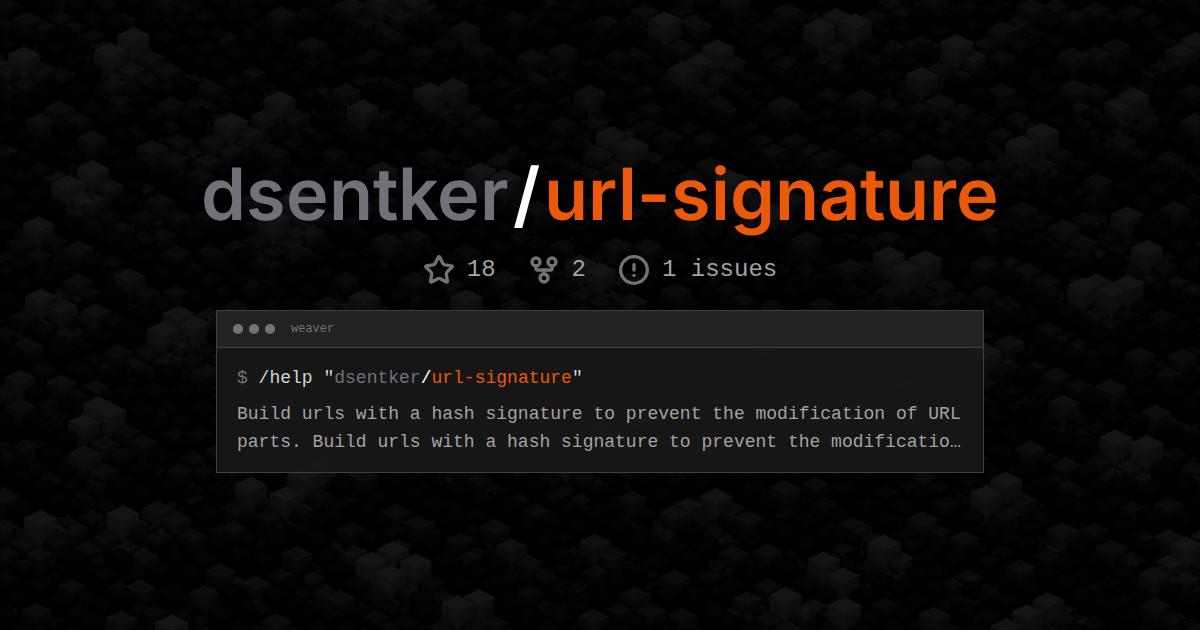 dsentker/url-signature