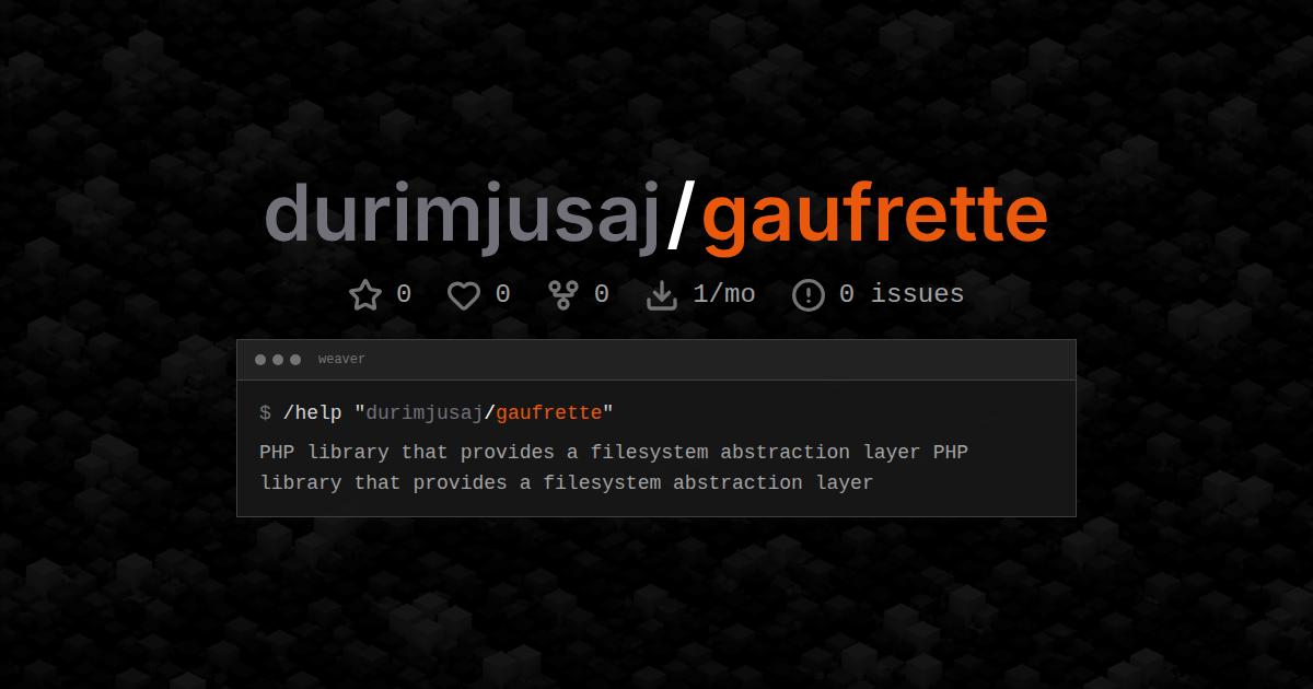 durimjusaj/gaufrette