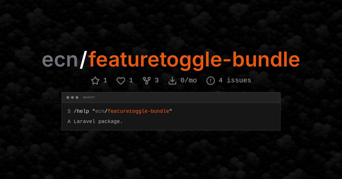ecn/featuretoggle-bundle
