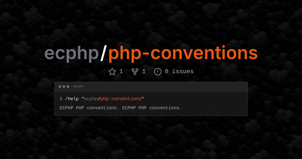 ecphp/php-conventions