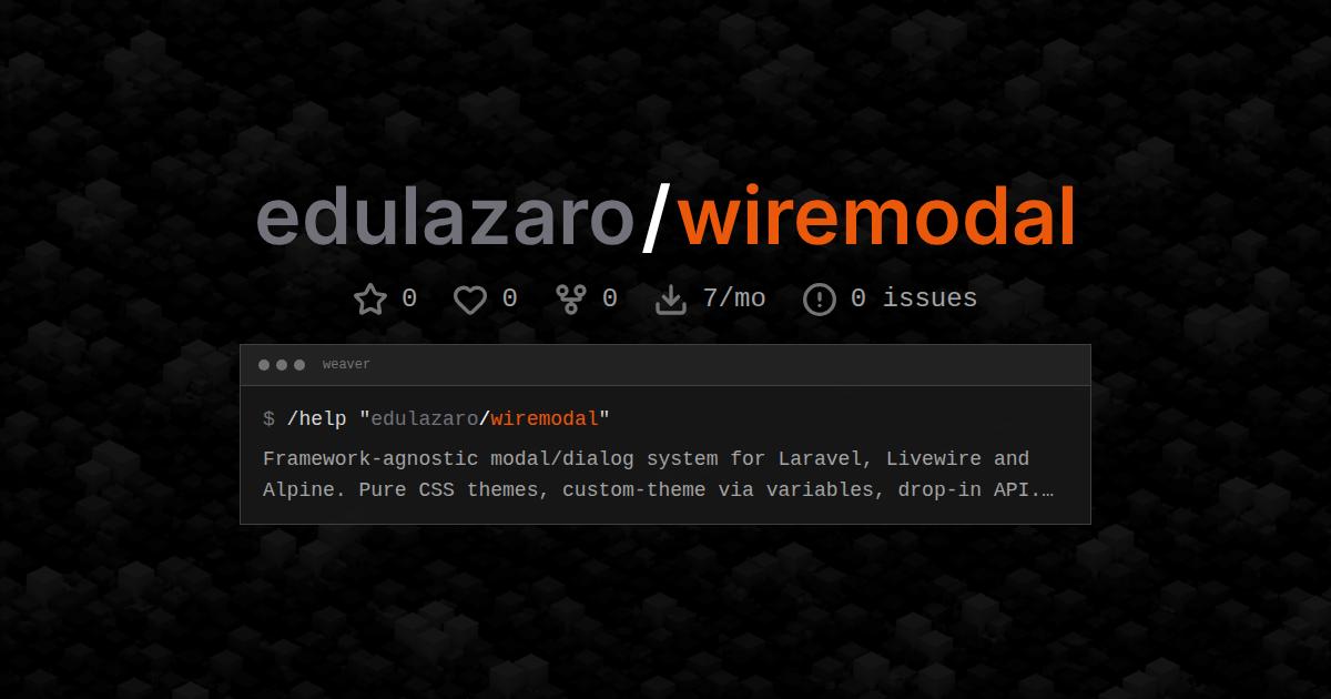 edulazaro/wiremodal
