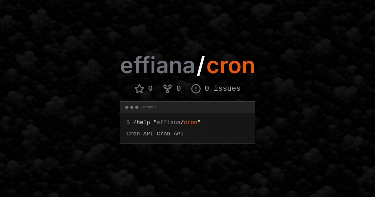 effiana/cron