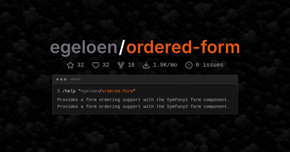 egeloen/ordered-form