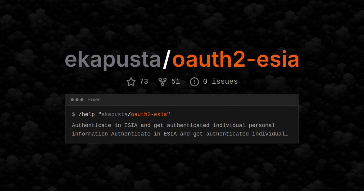 ekapusta/oauth2-esia