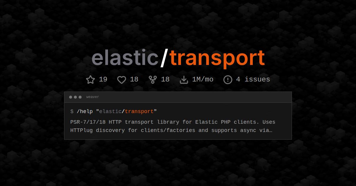 elastic/transport