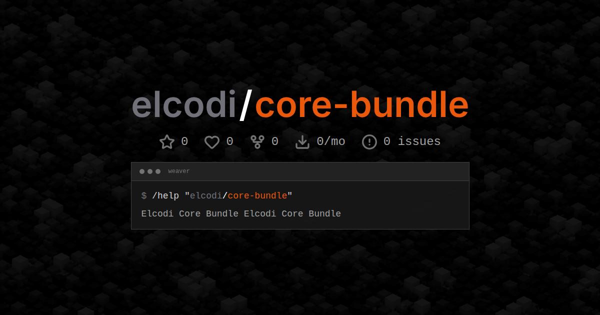 elcodi/core-bundle