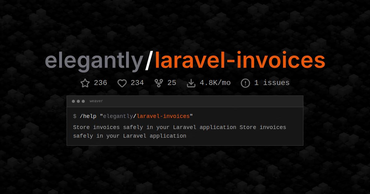 elegantly/laravel-invoices