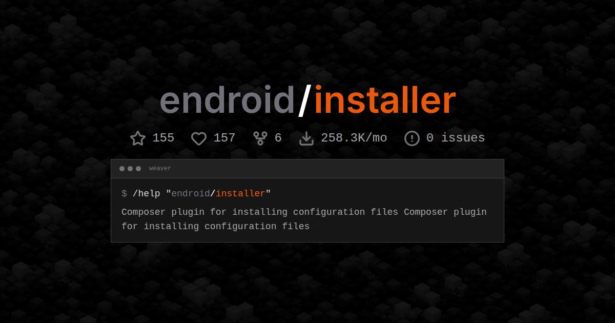 endroid/installer