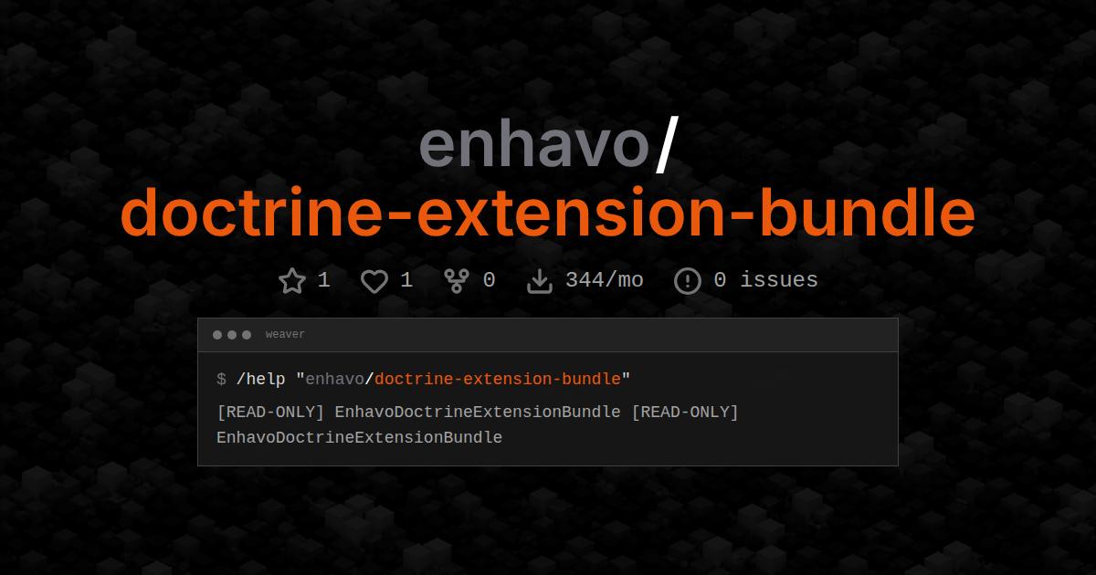 enhavo/doctrine-extension-bundle
