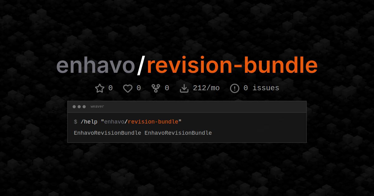 enhavo/revision-bundle