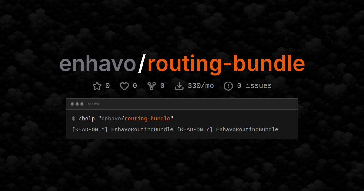 enhavo/routing-bundle
