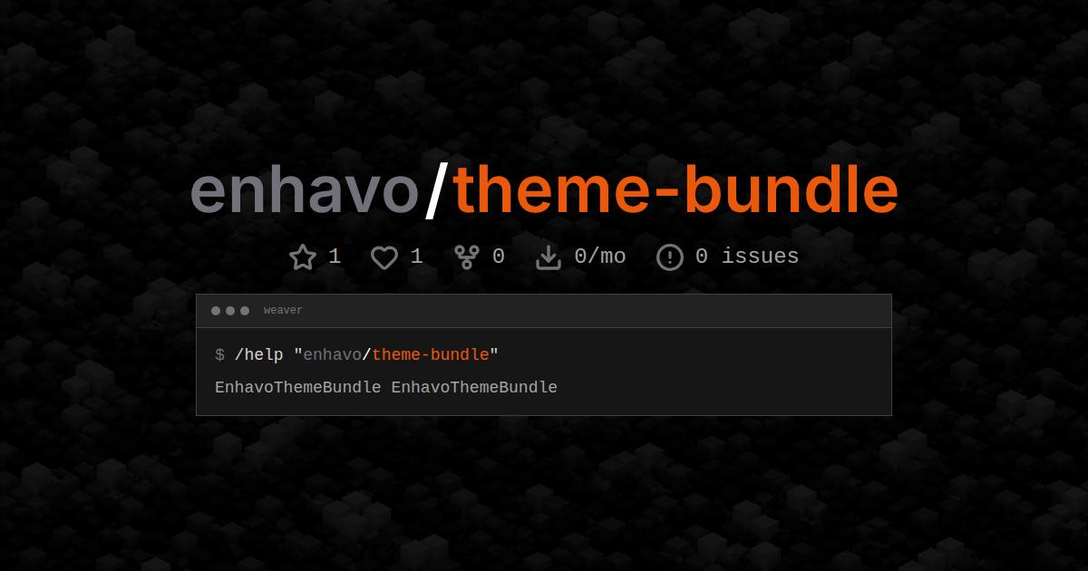 enhavo/theme-bundle