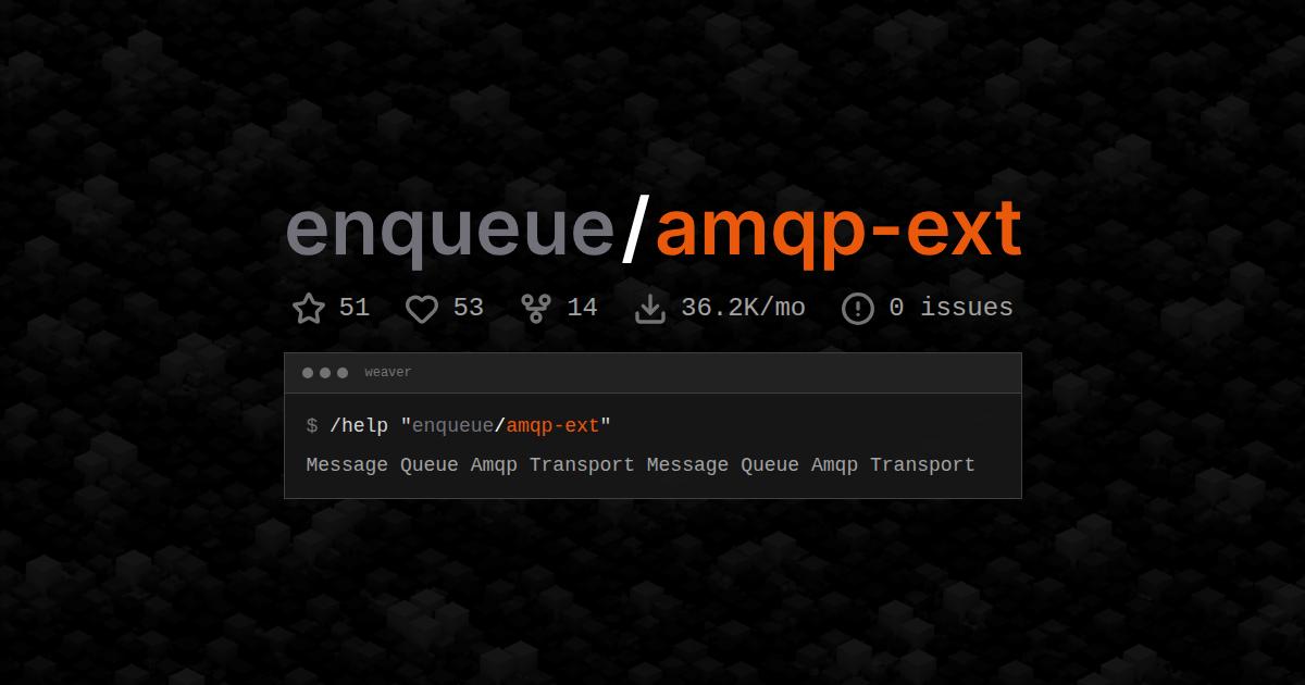 enqueue/amqp-ext