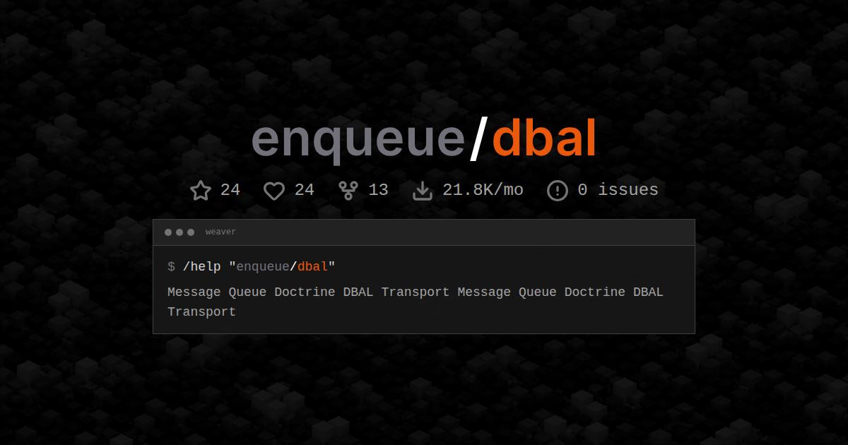 enqueue/dbal