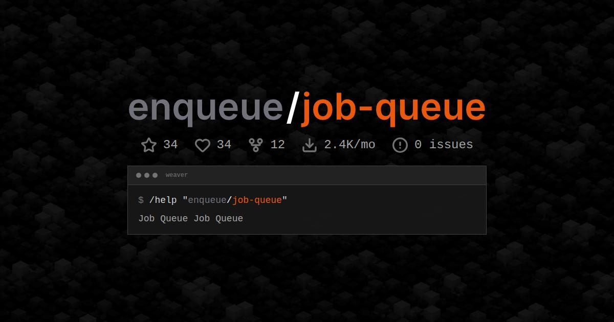 enqueue/job-queue