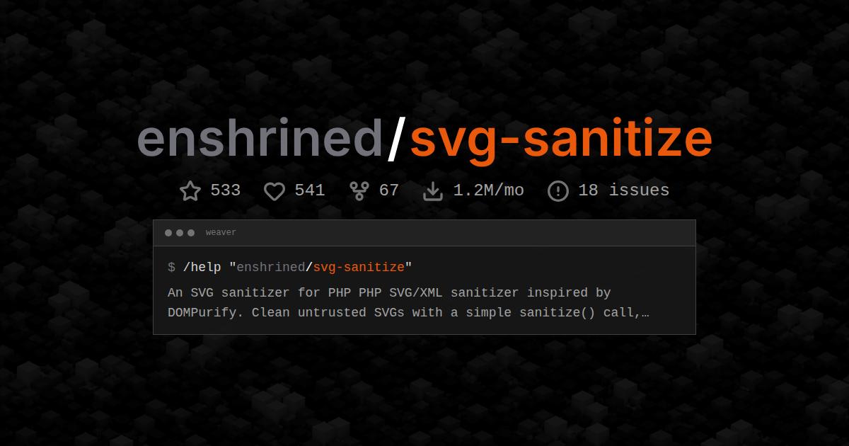 enshrined/svg-sanitize