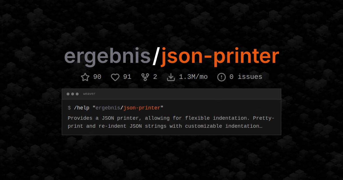 ergebnis/json-printer