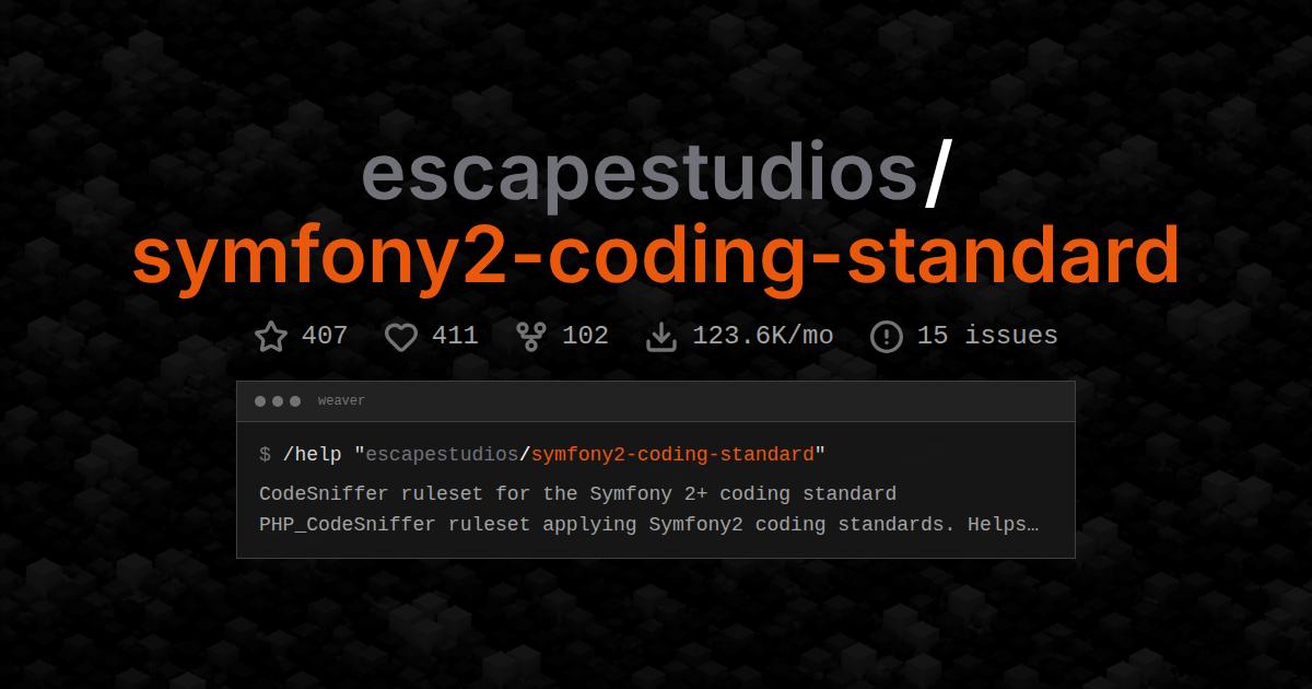 escapestudios/symfony2-coding-standard
