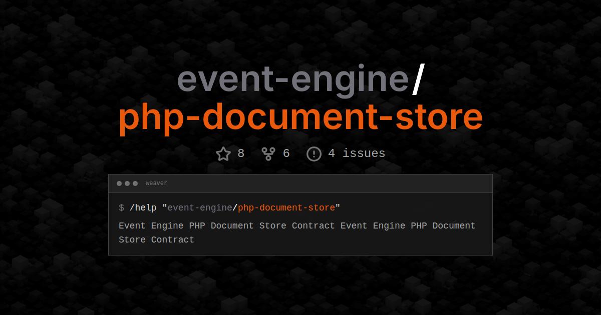 event-engine/php-document-store