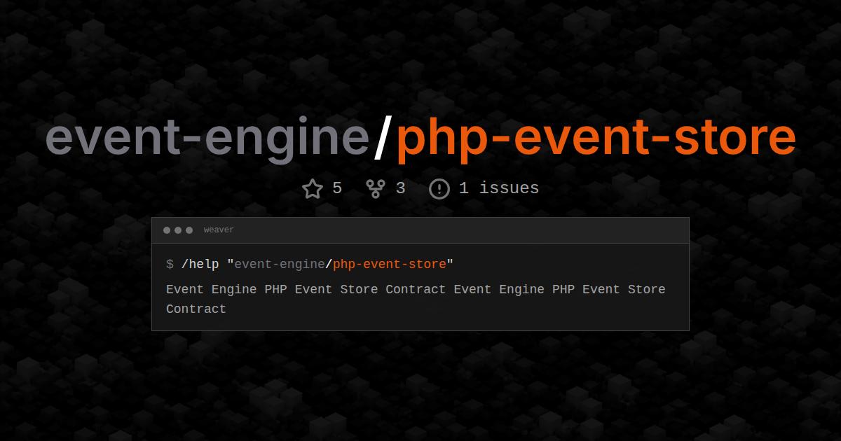 event-engine/php-event-store