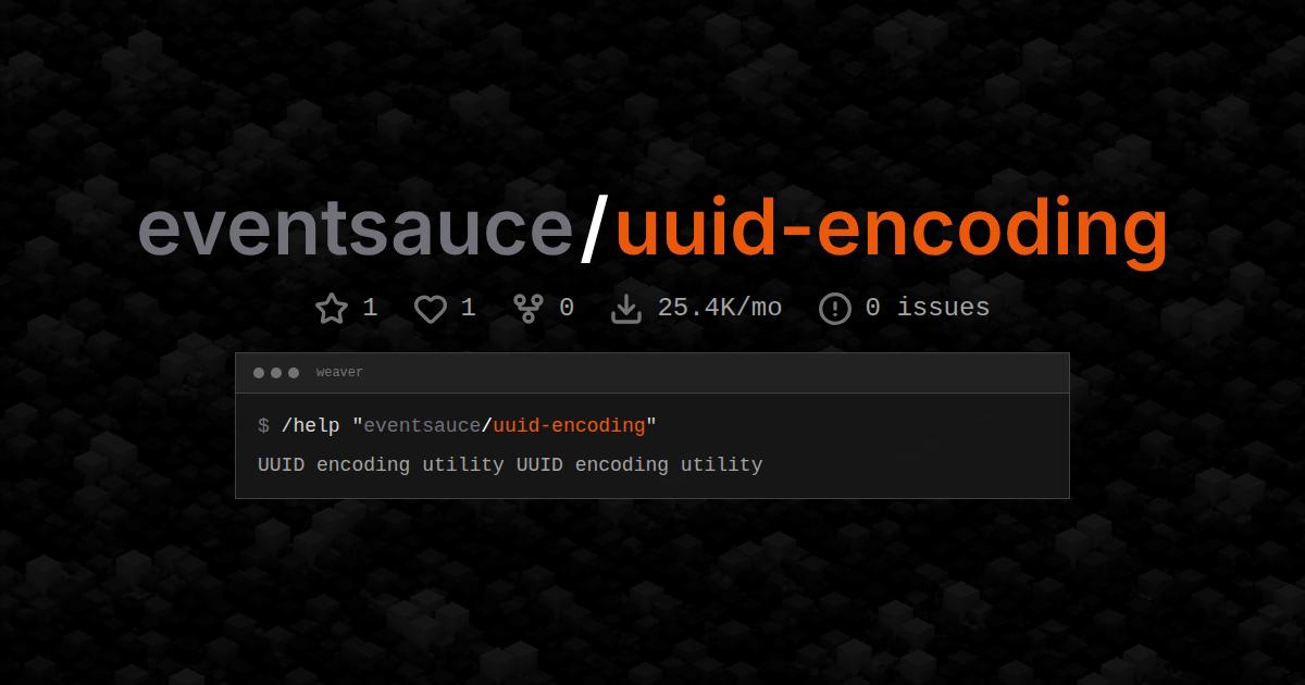 eventsauce/uuid-encoding