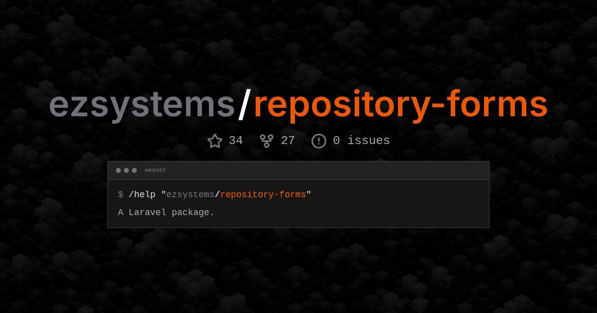 ezsystems/repository-forms