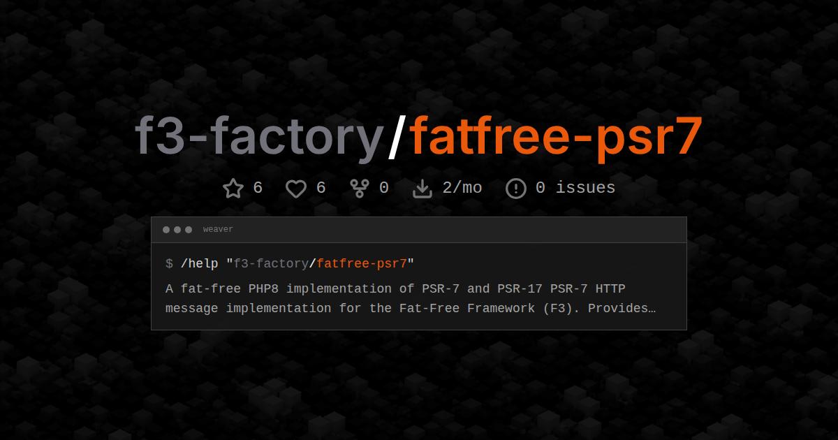 f3-factory/fatfree-psr7