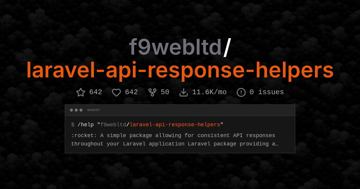 f9webltd/laravel-api-response-helpers