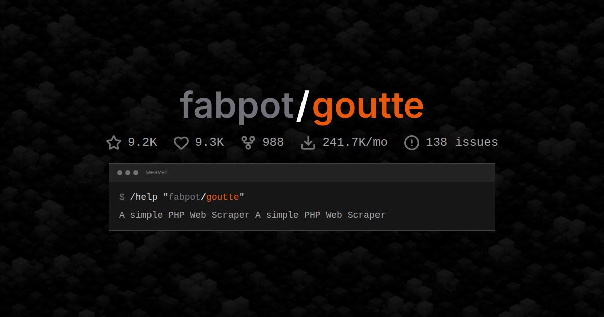 fabpot/goutte