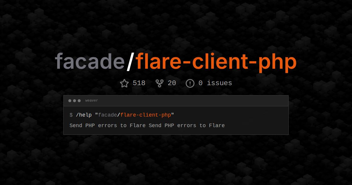 facade/flare-client-php