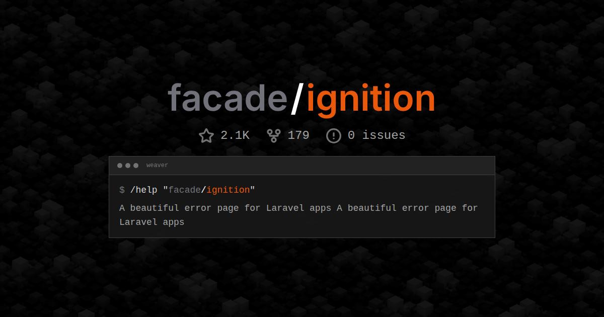 facade/ignition
