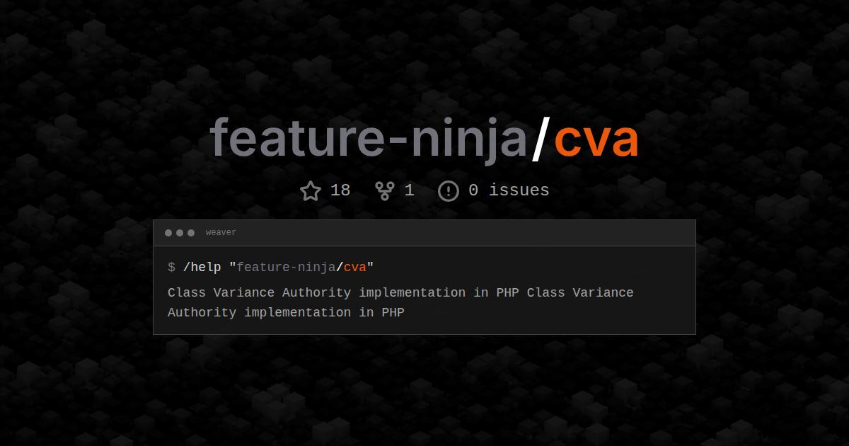 feature-ninja/cva