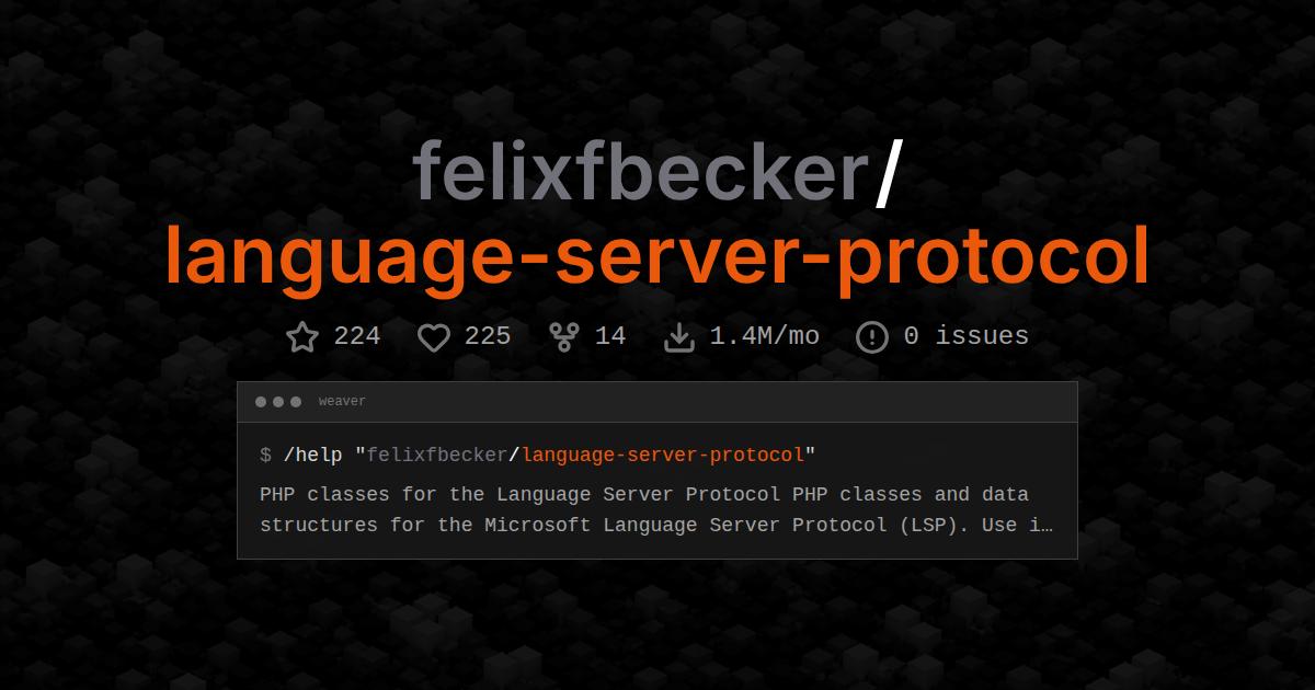 felixfbecker/language-server-protocol
