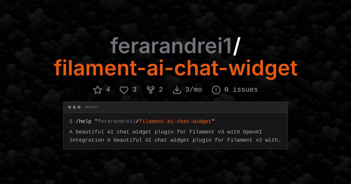 ferarandrei1/filament-ai-chat-widget