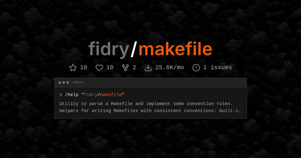 fidry/makefile