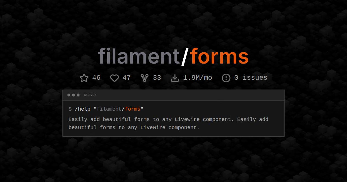 filament/forms