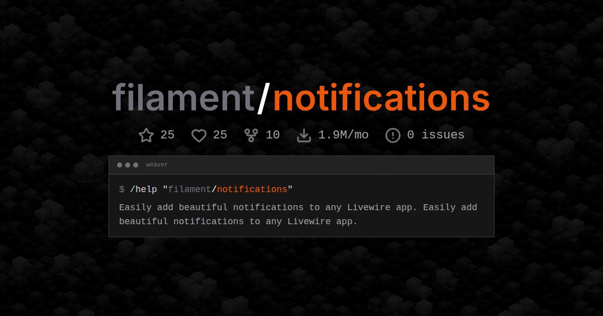 filament/notifications