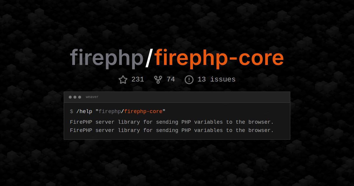 firephp/firephp-core