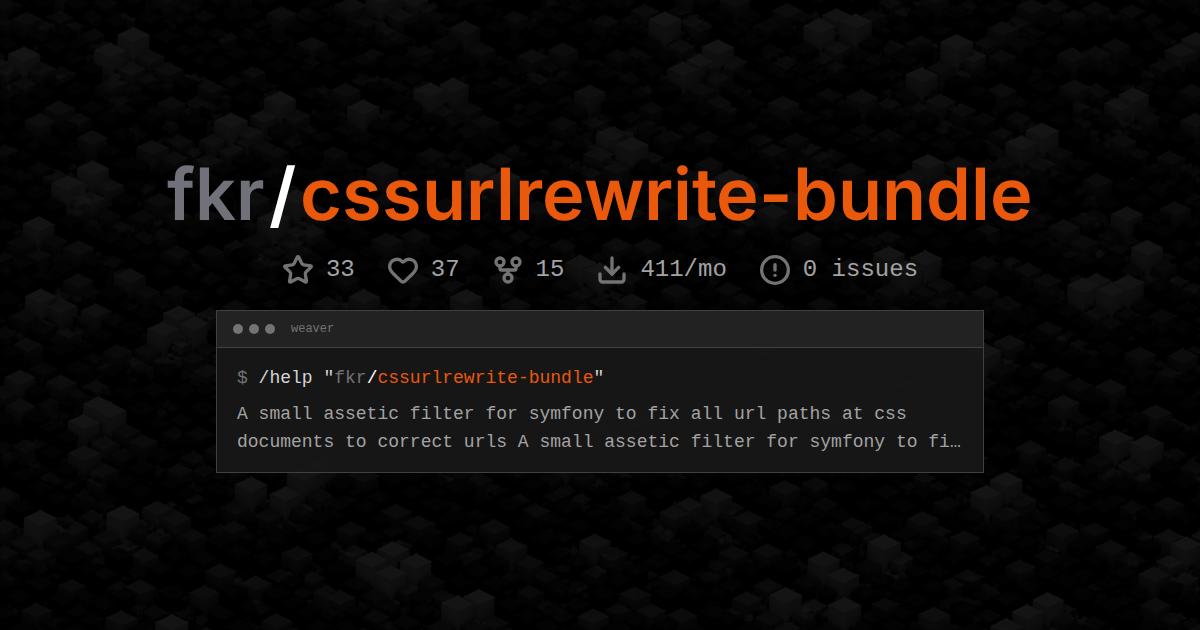 fkr/cssurlrewrite-bundle