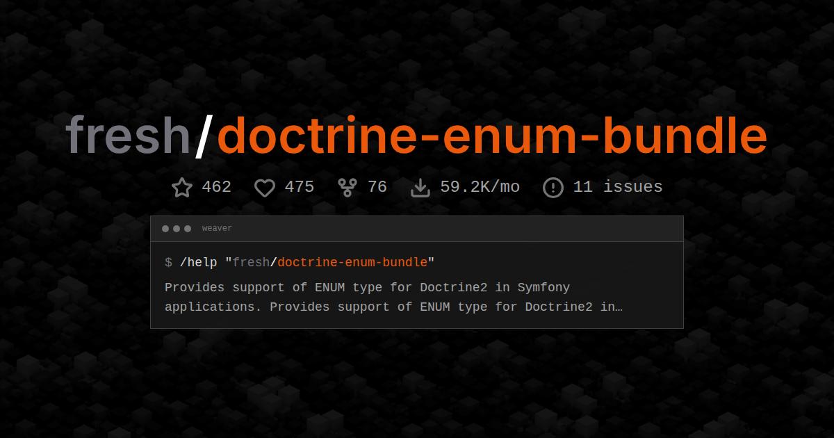 fresh/doctrine-enum-bundle