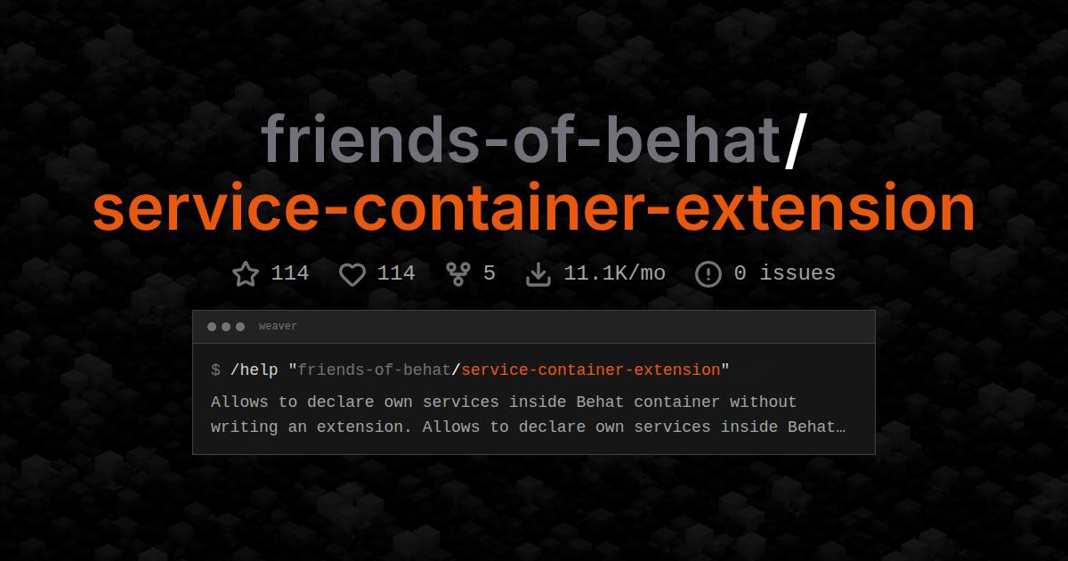 friends-of-behat/service-container-extension