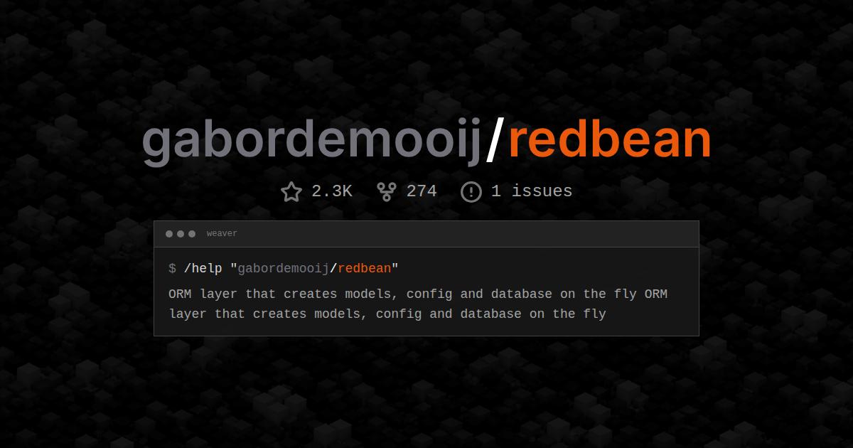 gabordemooij/redbean