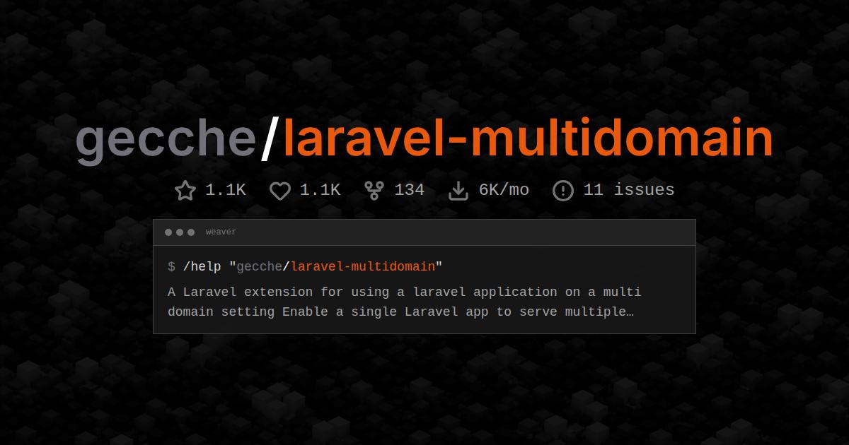 gecche/laravel-multidomain