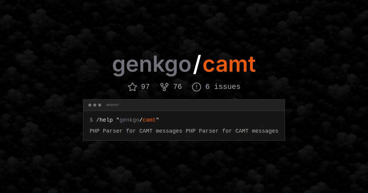 genkgo/camt