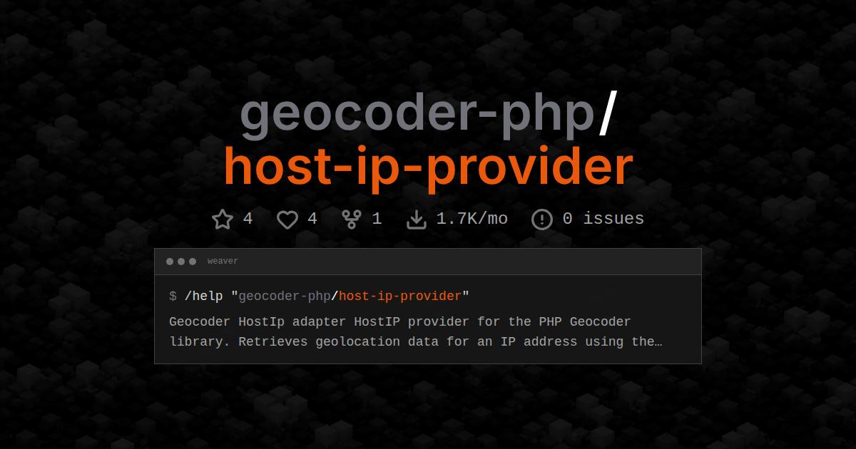 geocoder-php/host-ip-provider