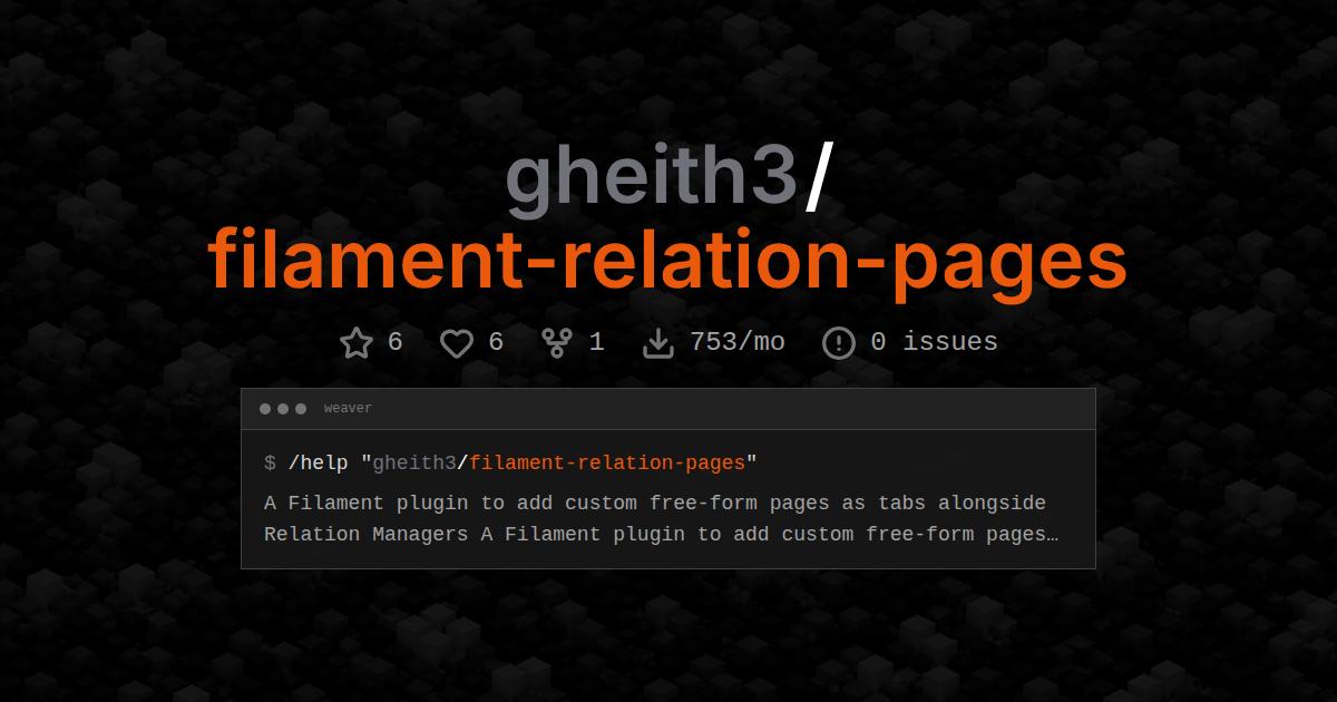 gheith3/filament-relation-pages