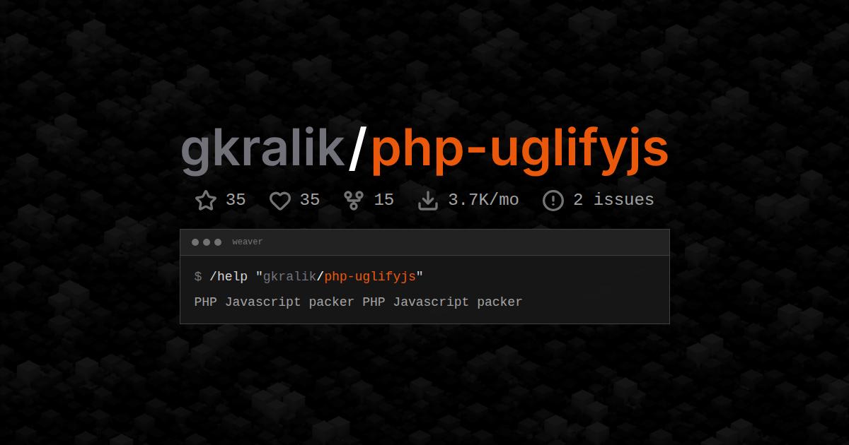 gkralik/php-uglifyjs