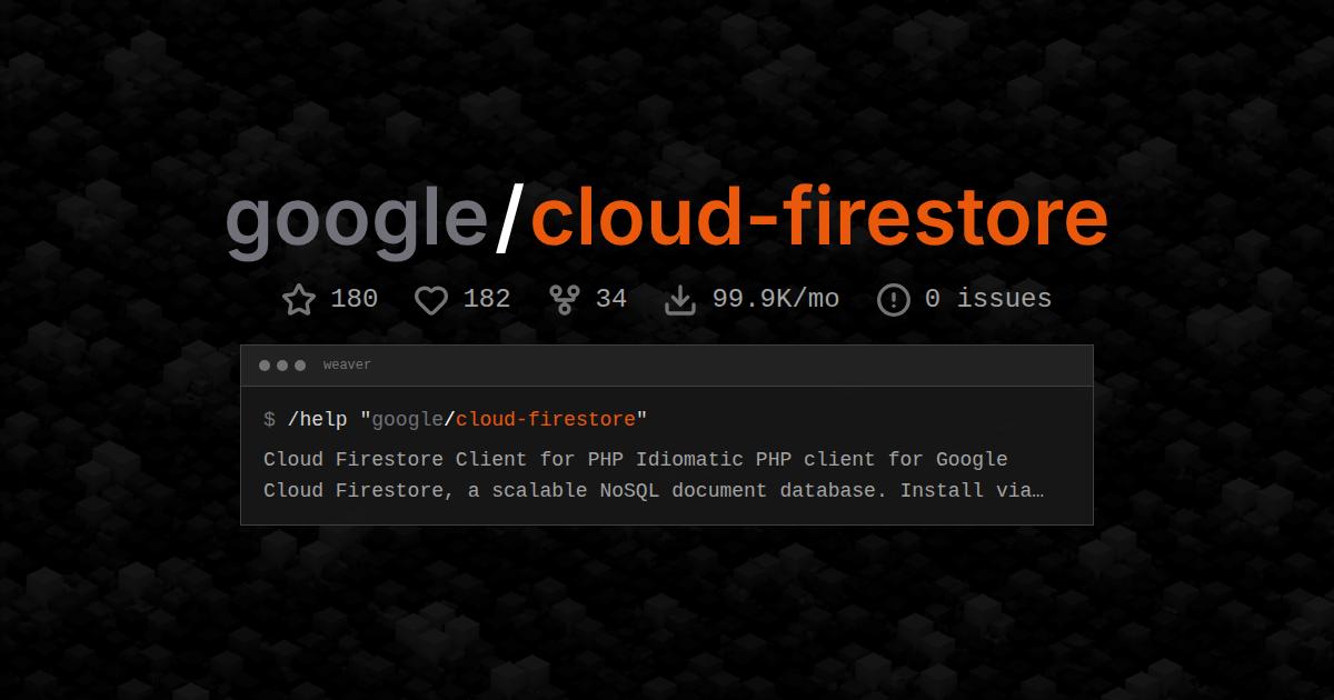 google/cloud-firestore