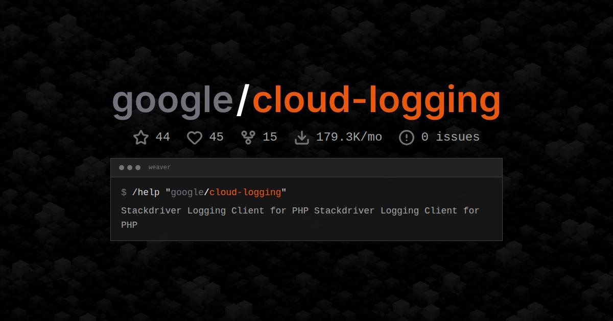 google/cloud-logging