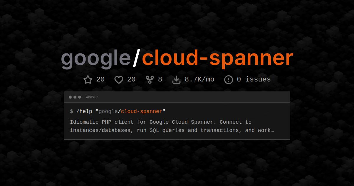 google/cloud-spanner